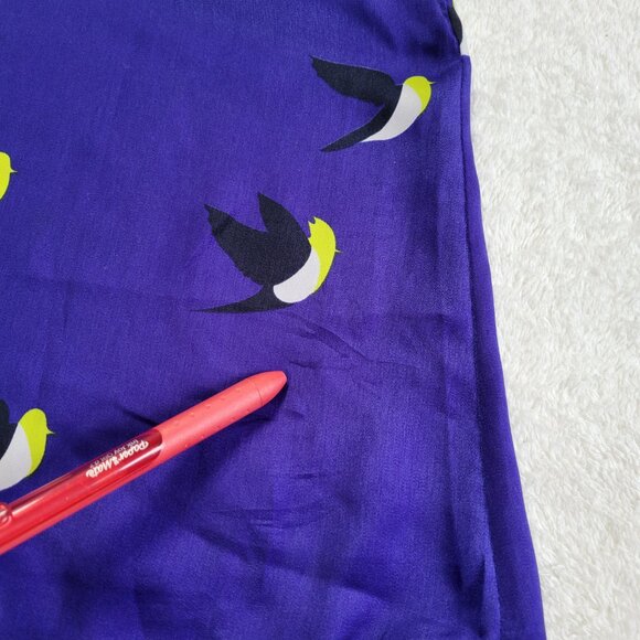 Twik Exclusive by Simons Blue Tank Top with Bird Print - Picture 12 of 12